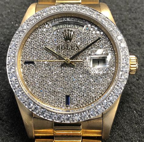 rolex gold diamond dial